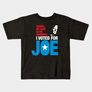 Voted for Joe (Blue) Kids T-Shirt